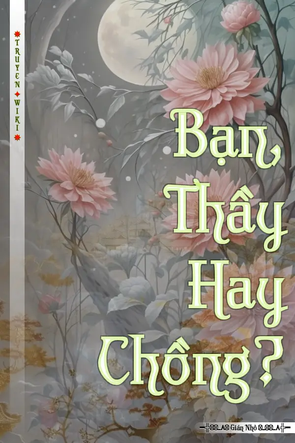Bạn, Thầy Hay Chồng?