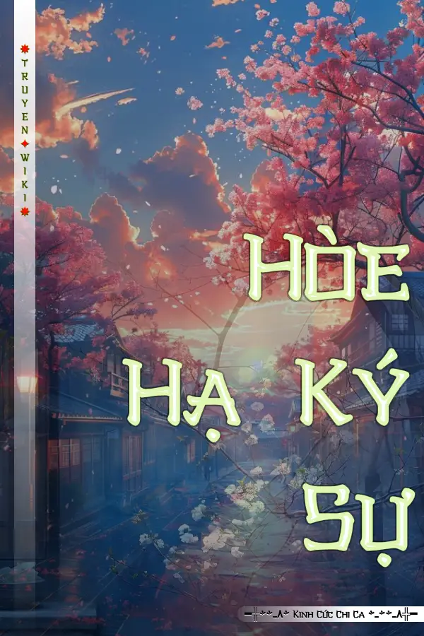 Truyện Hòe Hạ Ký Sự