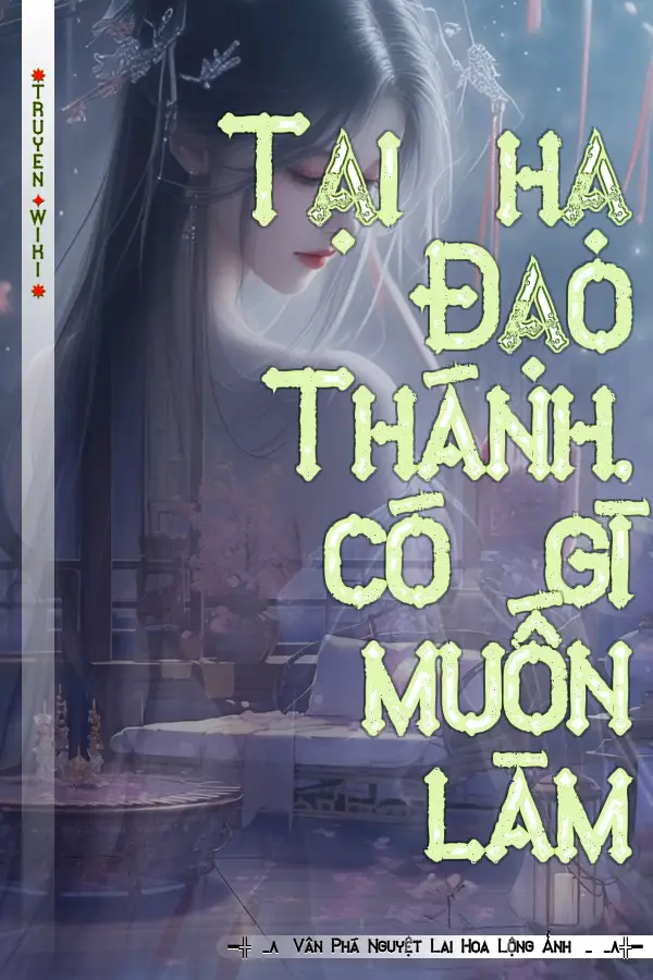 Tại hạ Đạo Thánh, có gì muốn làm